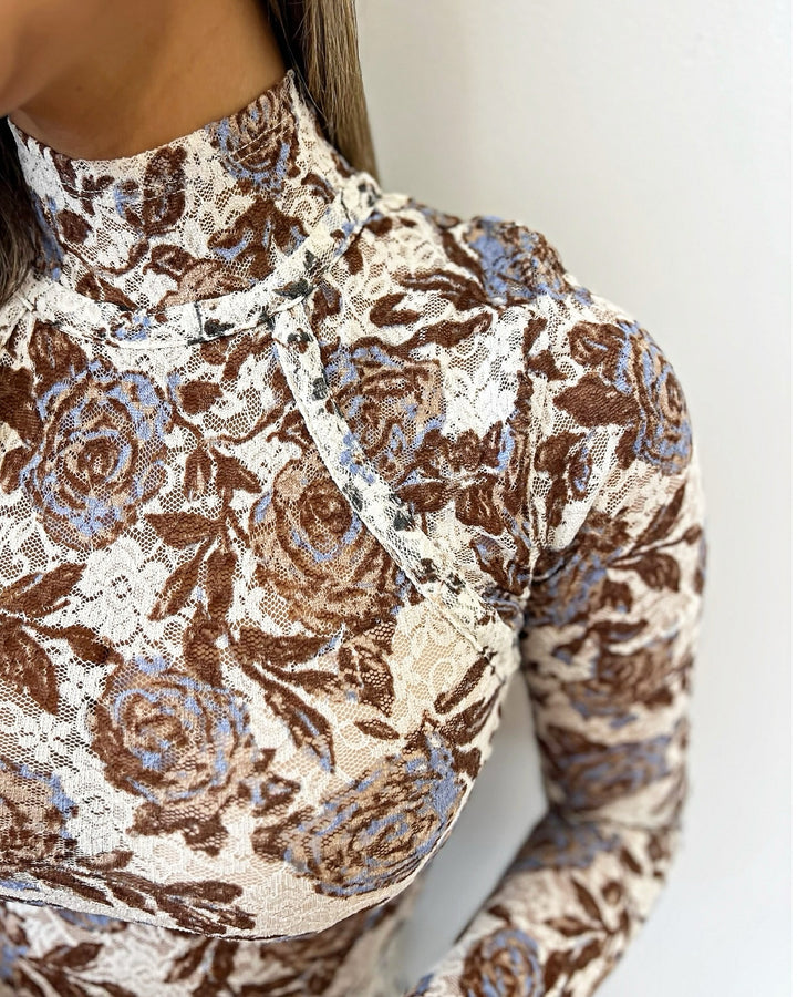 Lula Sheer Layering Long Sleeve Top