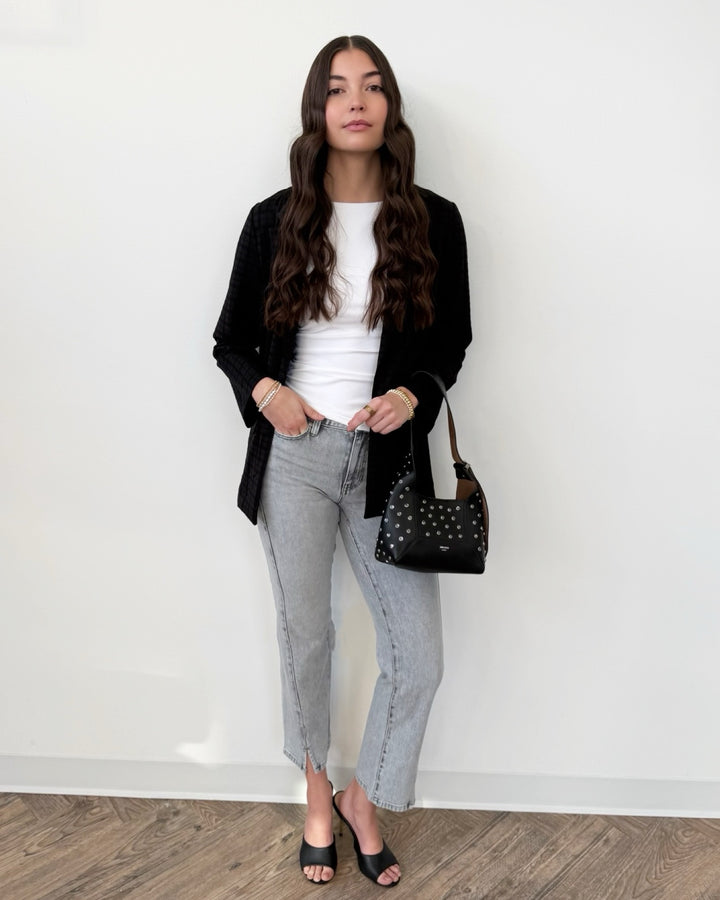 Liverpool Kennedy Straight with Seaming Detail and Slit