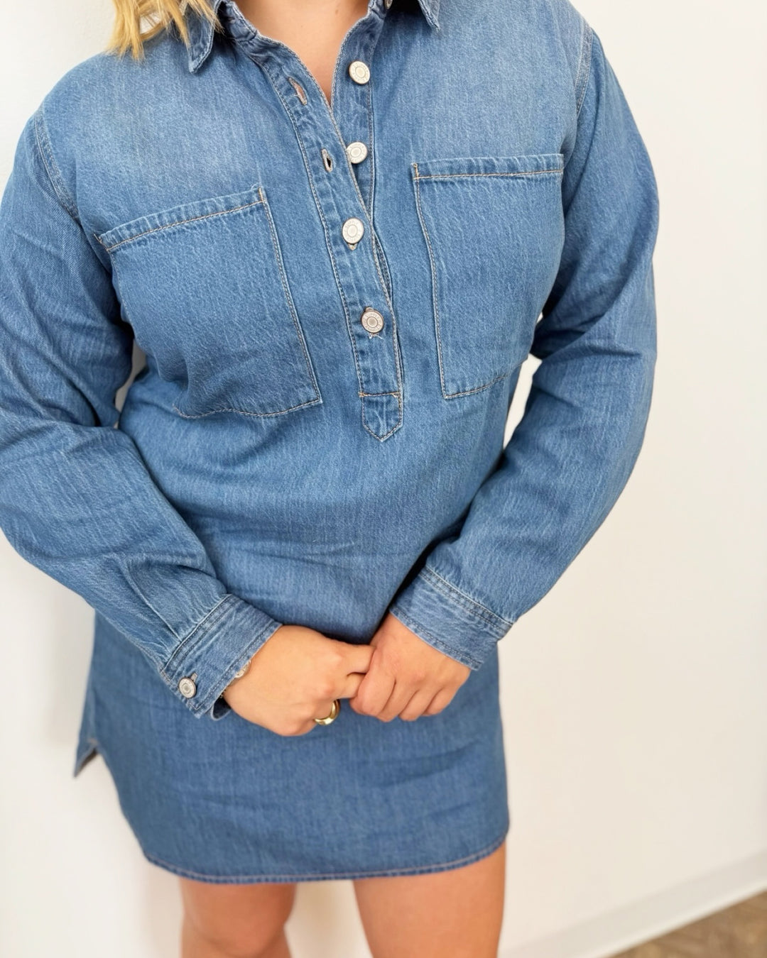 Z Supply Lucie Denim Shirt Dress
