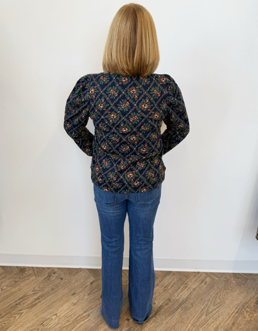Parta Jacquard Knit Top