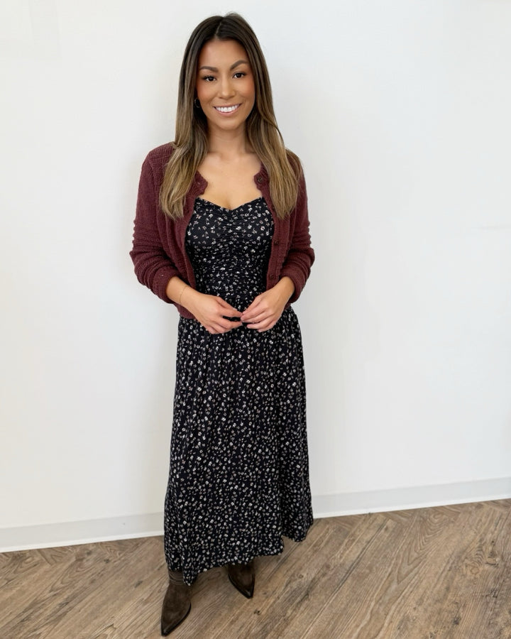 Dominique Ditsy Floral Sleeveless Dress