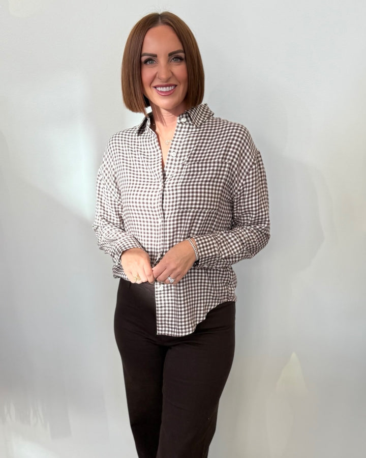 Edith Stripe Button  Down