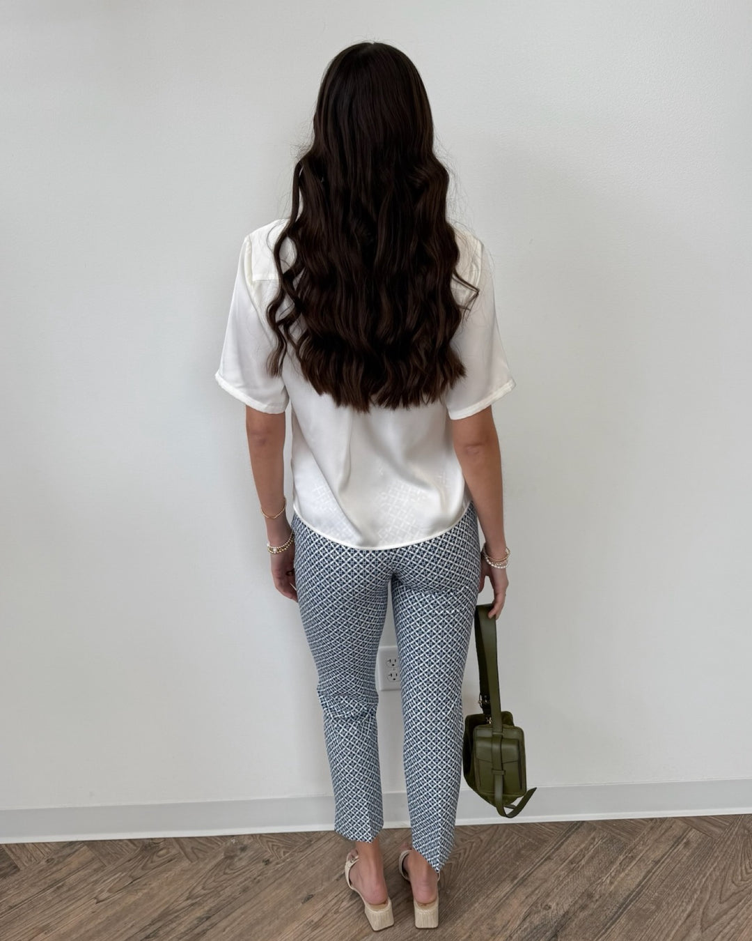 Liverpool Short Sleeve Camp Collar Blouse