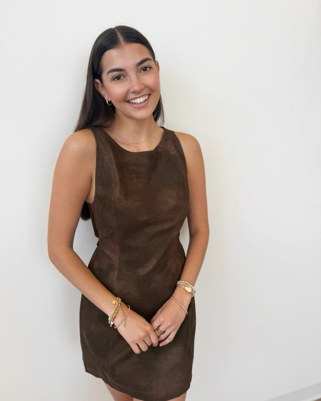 Free People Atlas Suede Mini Dress