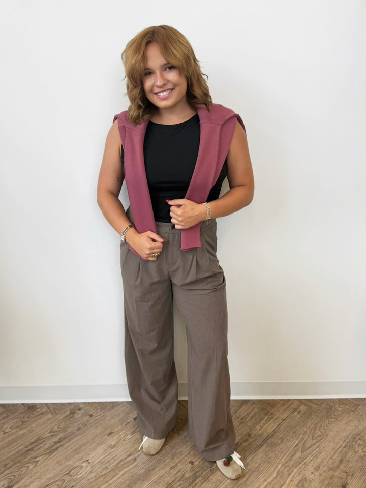 Valrey Alysha Wide Leg Trouser with 32" Inseam