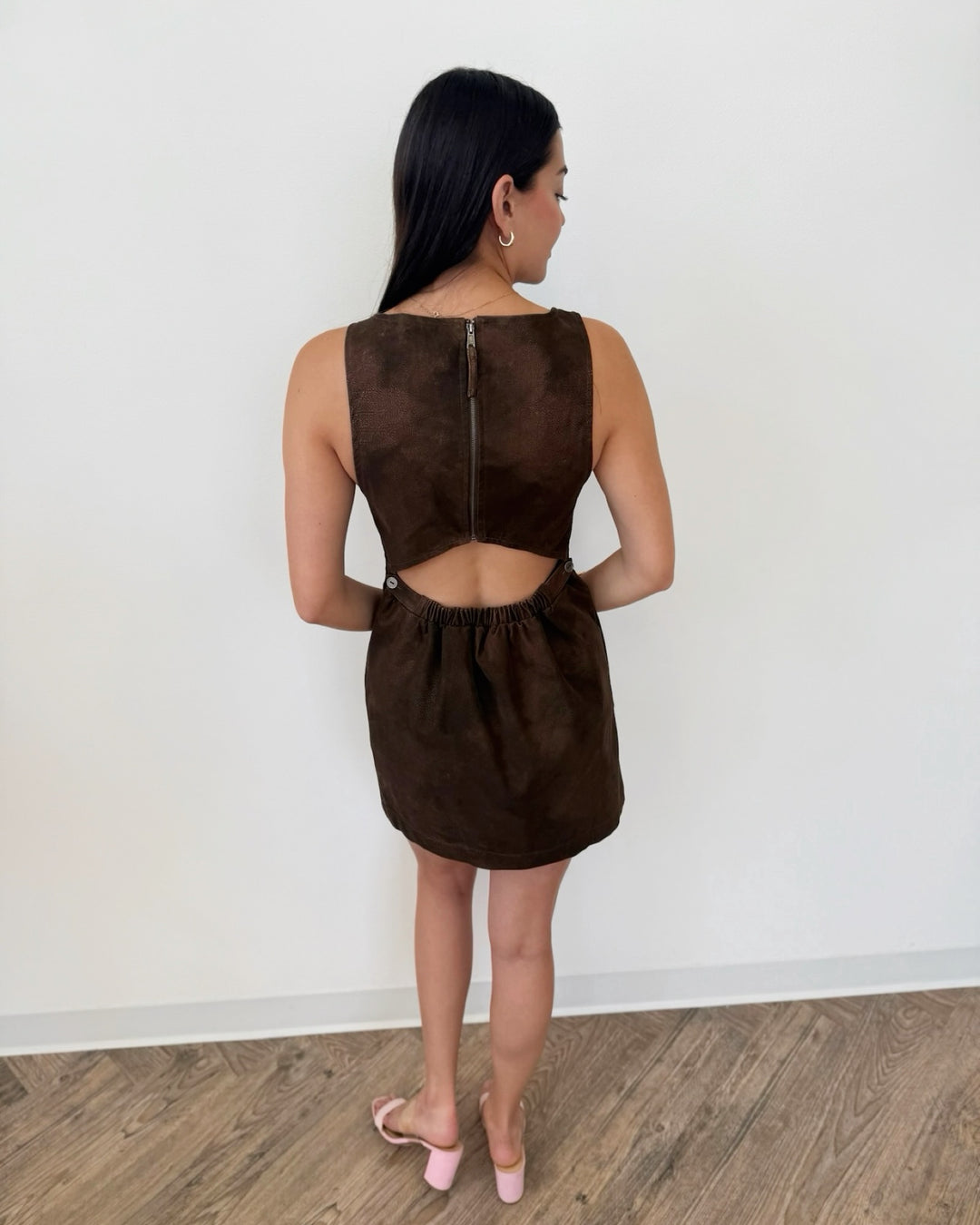 Free People Atlas Suede Mini Dress