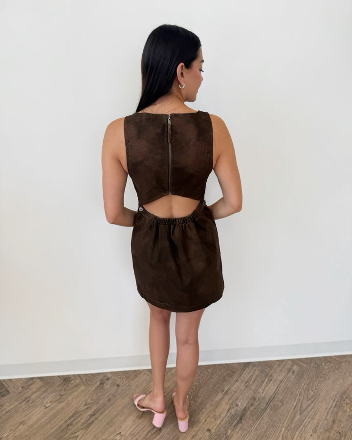 Free People Atlas Suede Mini Dress