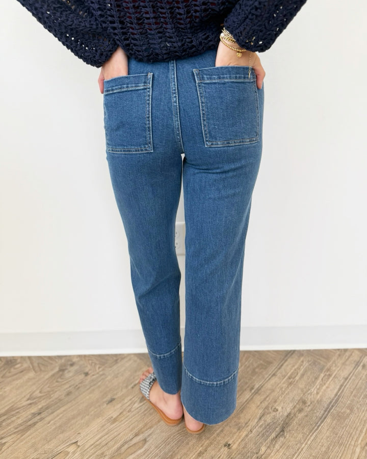 Dear John Holly High Rise Straight Leg Jean