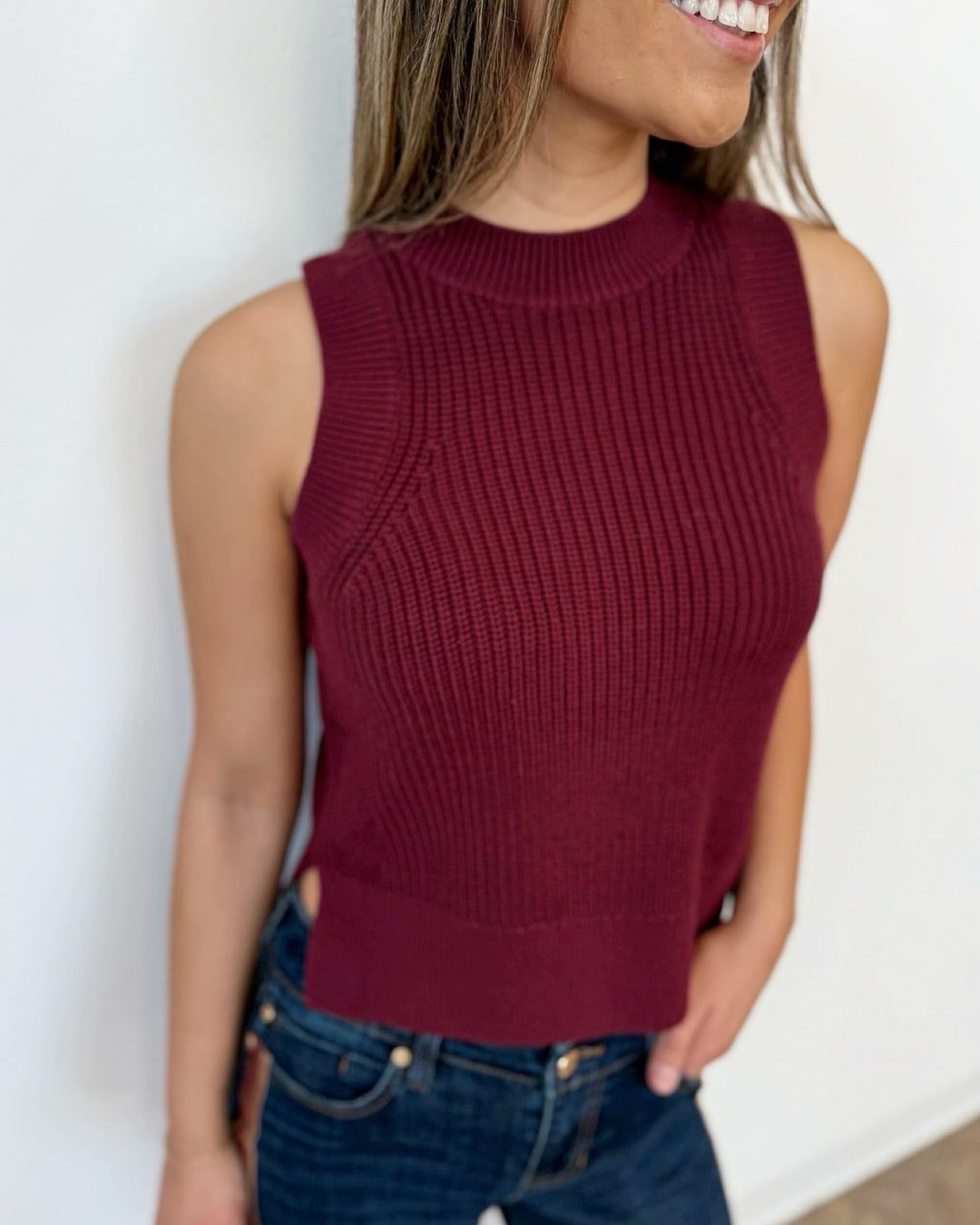 Treena Sleeveless Knit Top