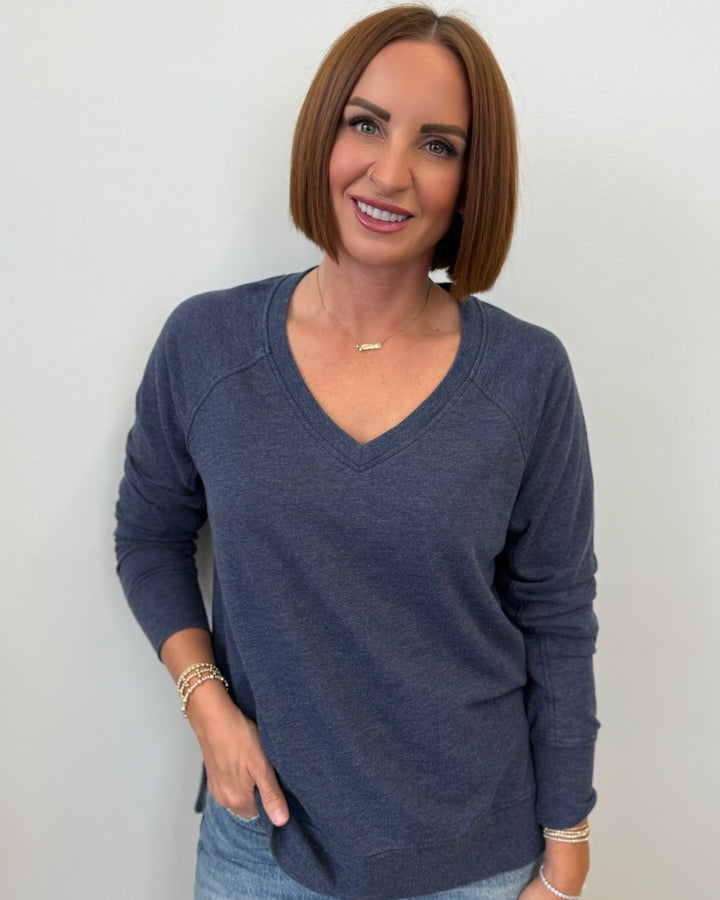 Esme V neck Sweatshirt