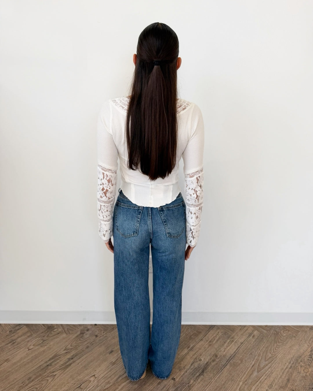 Z Supply Head Turner High Rise Wide Leg Jean