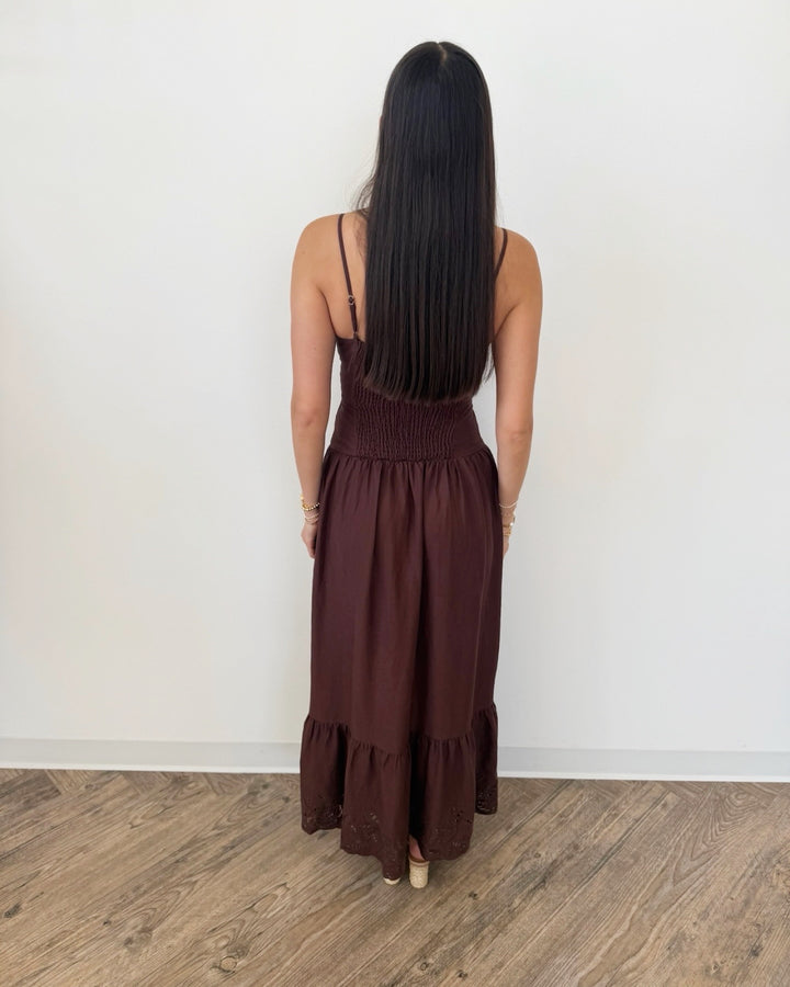 Z Supply Esti Embroidered Maxi Dress