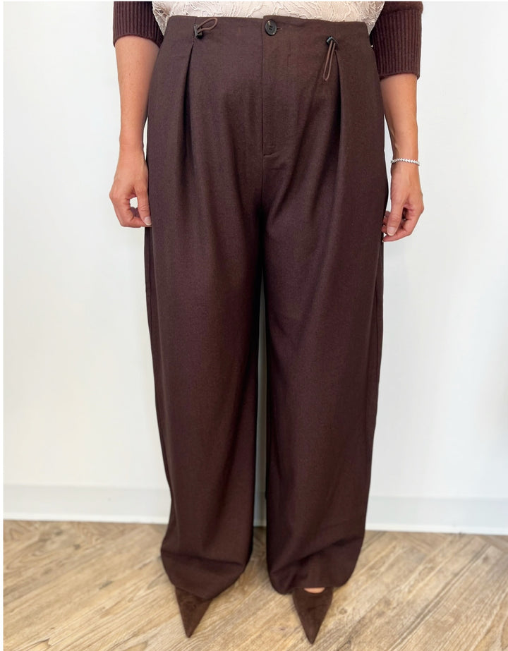 Gabriette High Waisted Wide Leg Pant