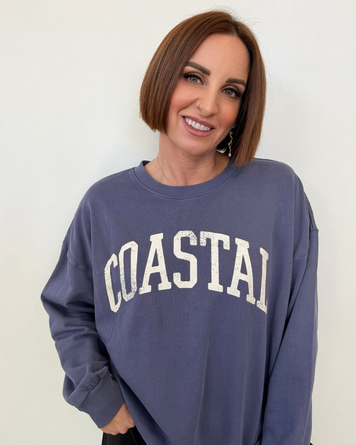 Coastal Graphic Crew Neck Sweatshirt