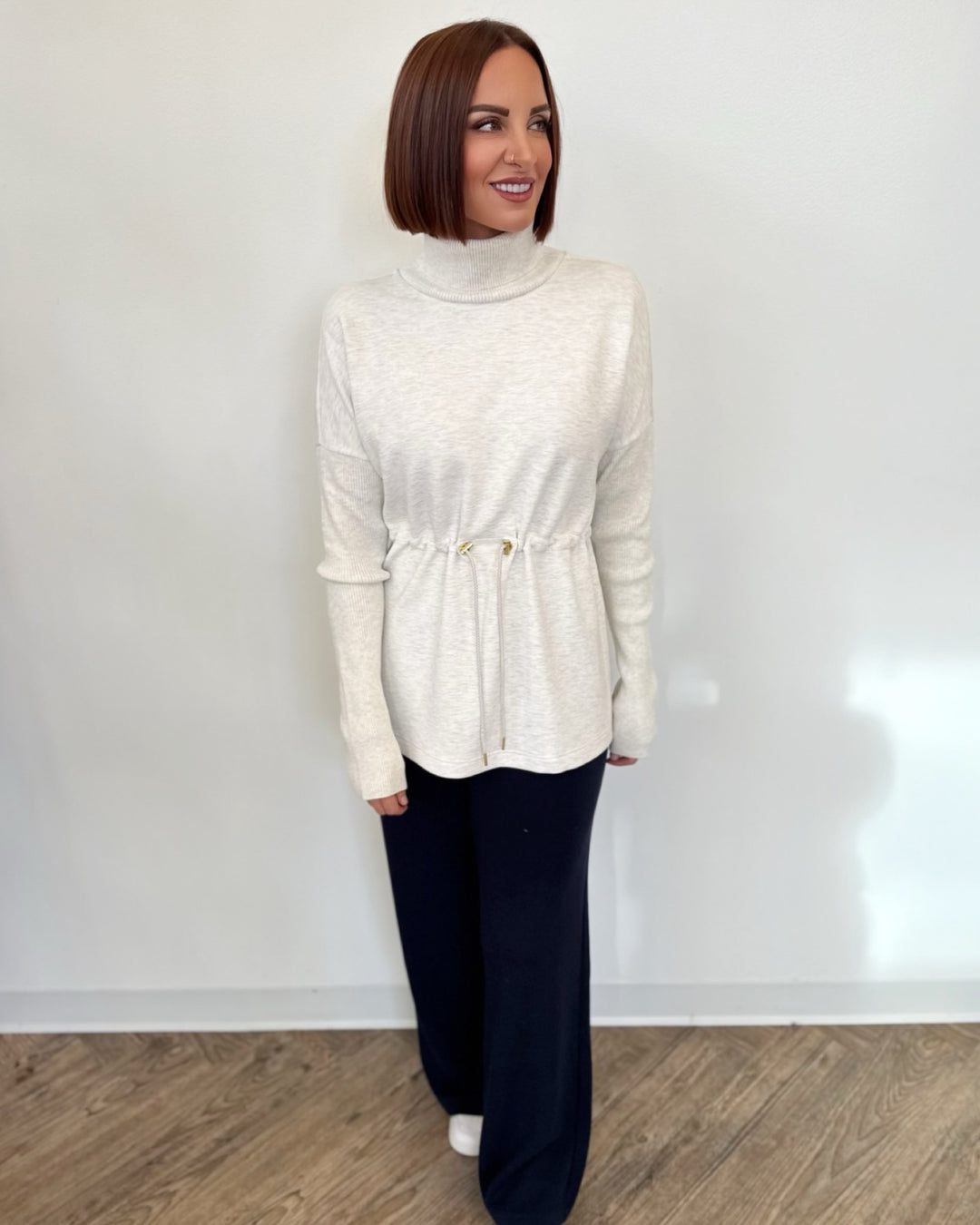 Mayven Cinch Waist Sweatshirt