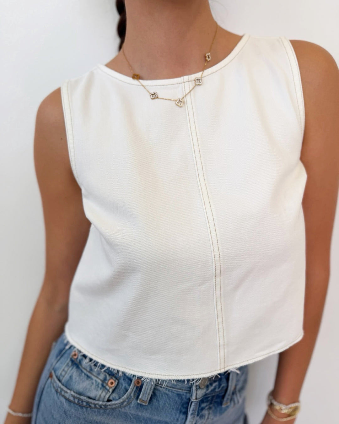 Pistola Rue Cropped Swing Shirt