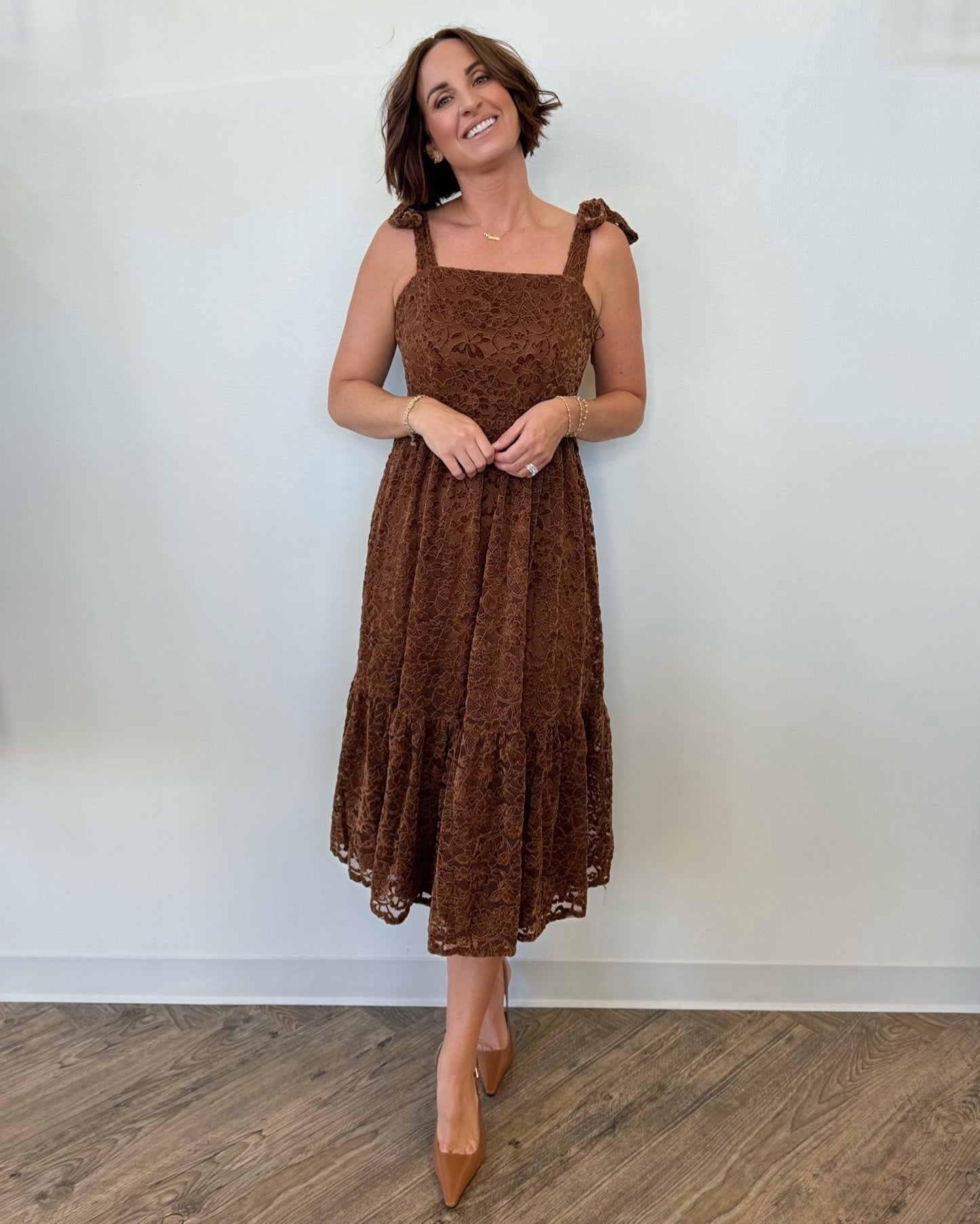 Christine Velvet Midi dress