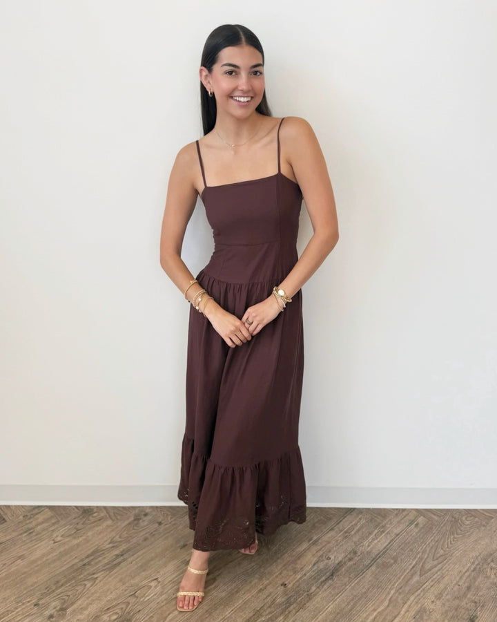 Z Supply Esti Embroidered Maxi Dress