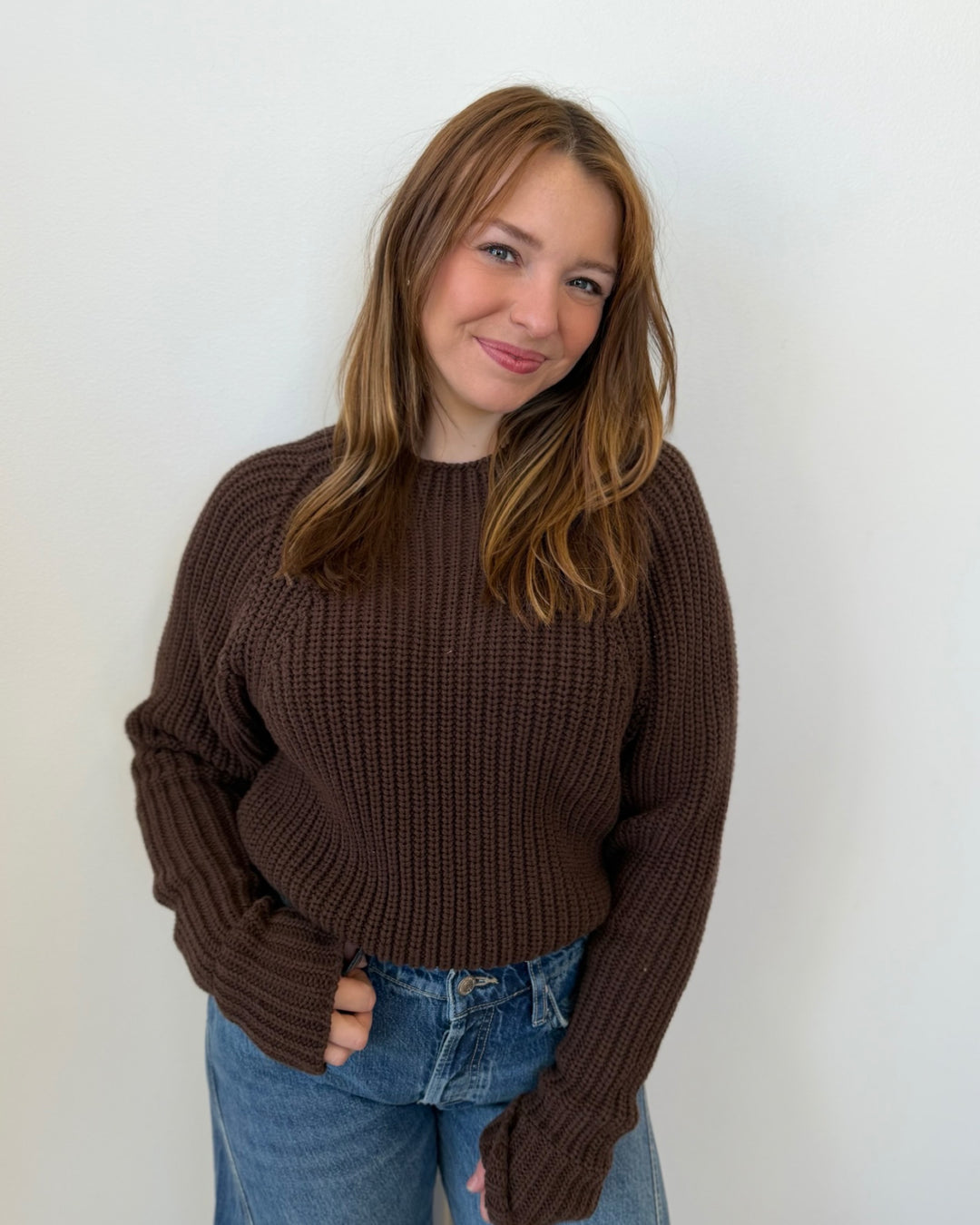 Free People Low Tide Knit Pullover