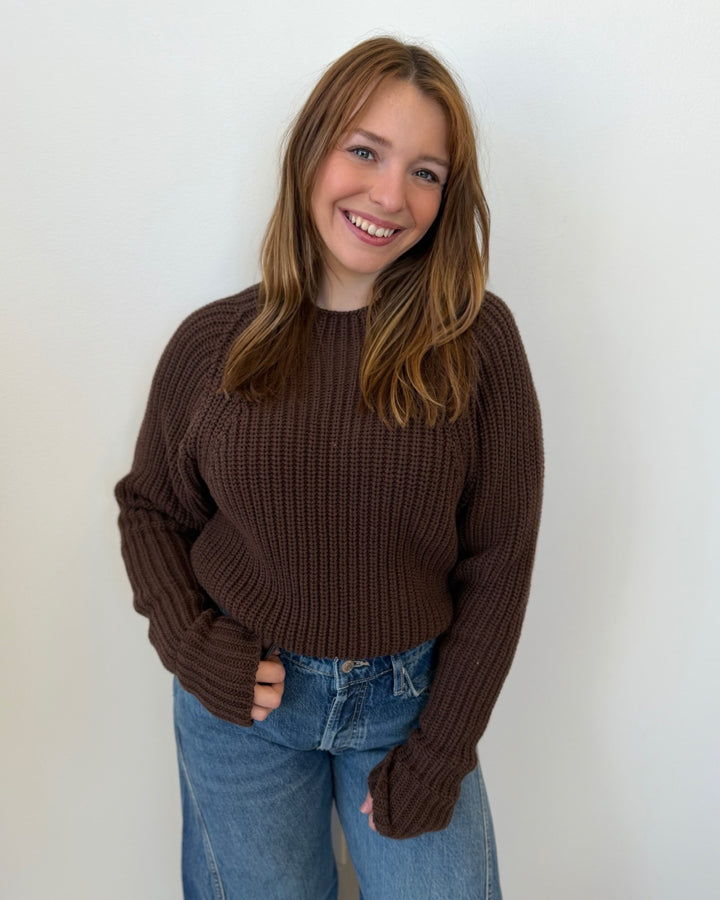 Free People Low Tide Knit Pullover