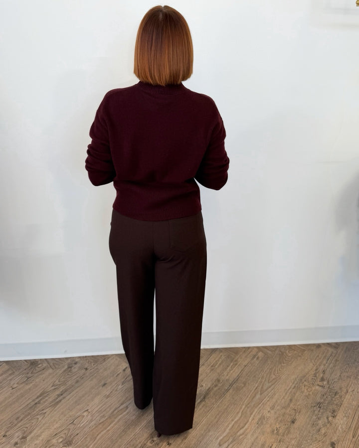 Pinto Mock Neck Pullover Knit