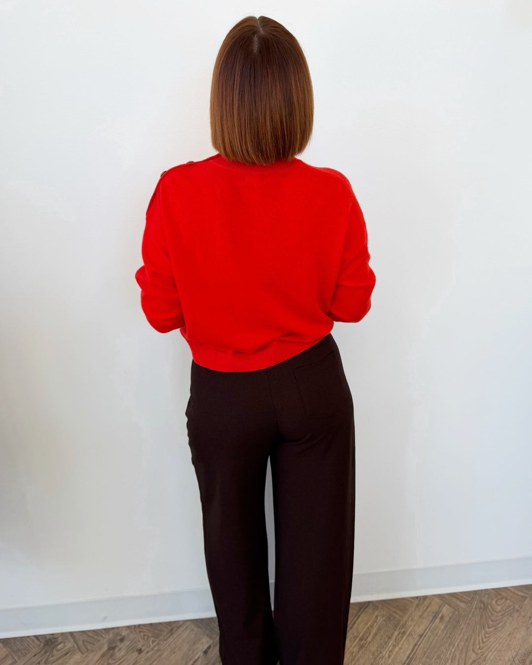 Pachi Long Sleeve Knit with Button Detail
