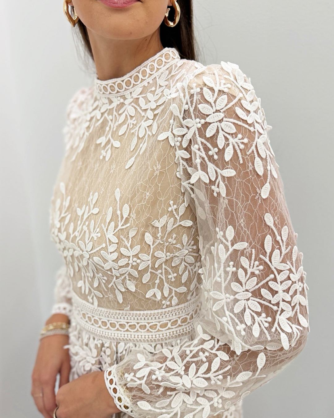 Florence Embroidered Midi Dress