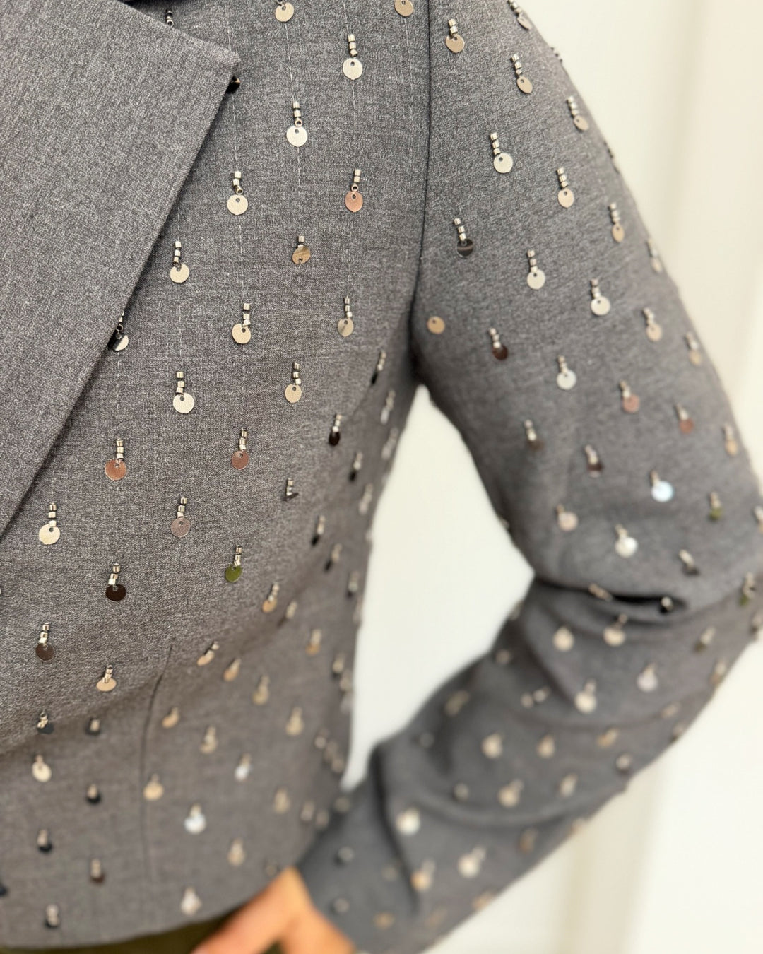 Cipri Embellished Cropped Blazer