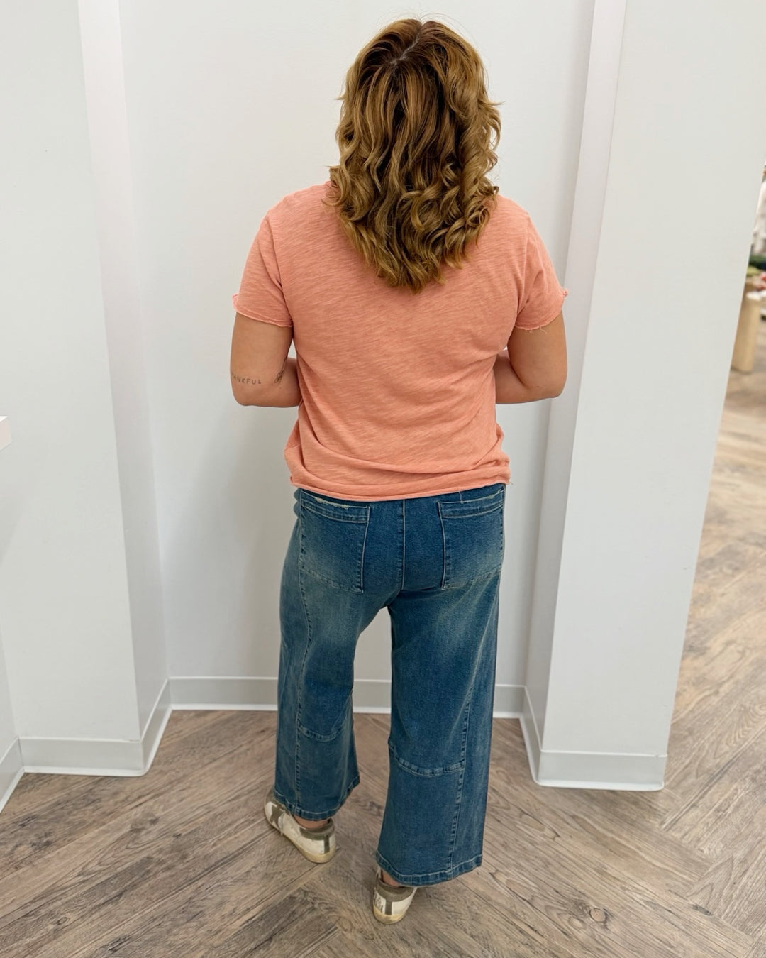 Dear John Della High Rise Pull on Jean with Tapered Leg