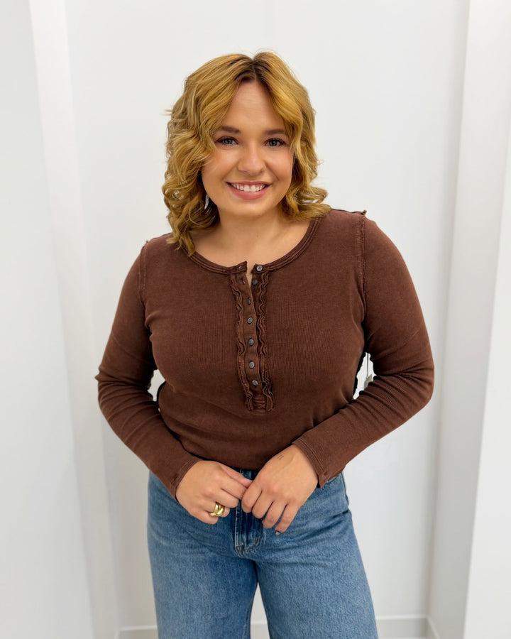 Dear John Edie Long Sleeve Top