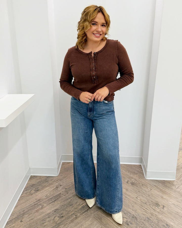 Dear John Edie Long Sleeve Top