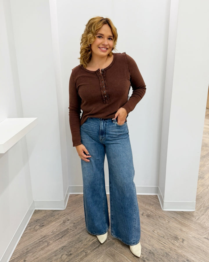 Dear John Edie Long Sleeve Top