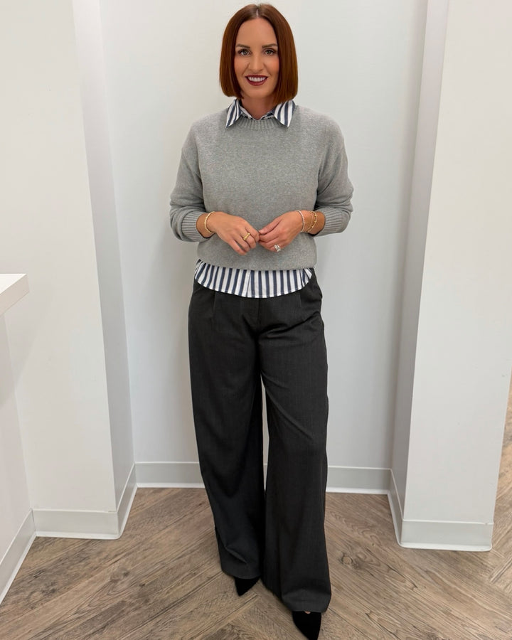 Paloma Long Sleeve Crewneck Sweater