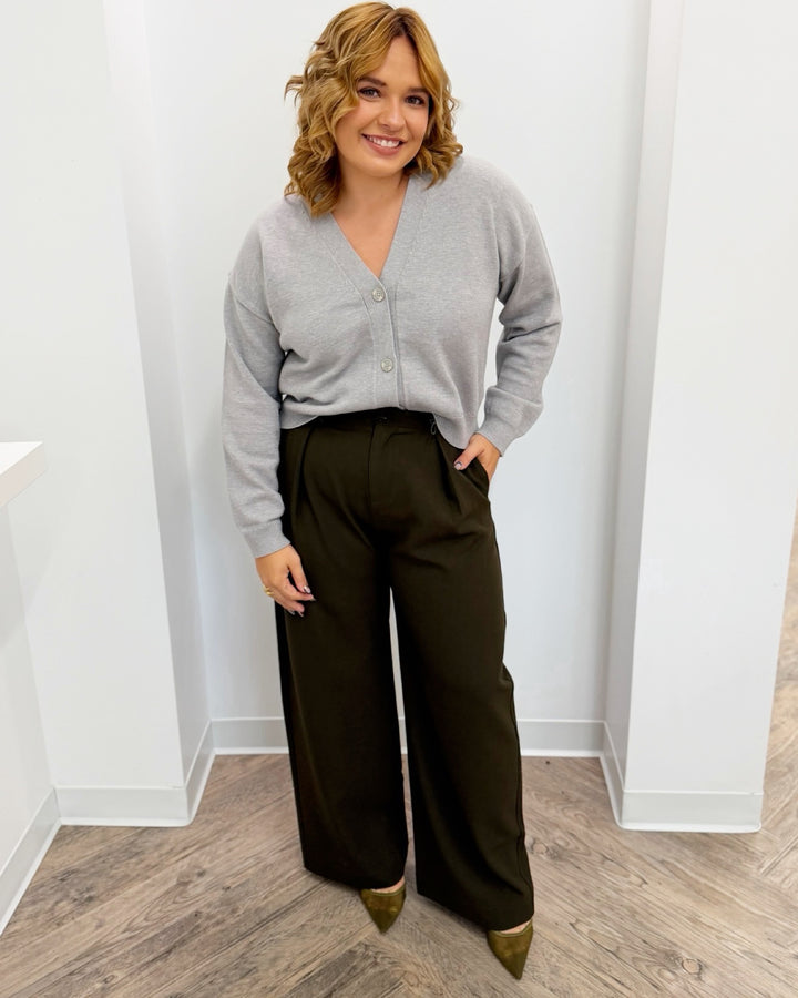 Olive Cardigan