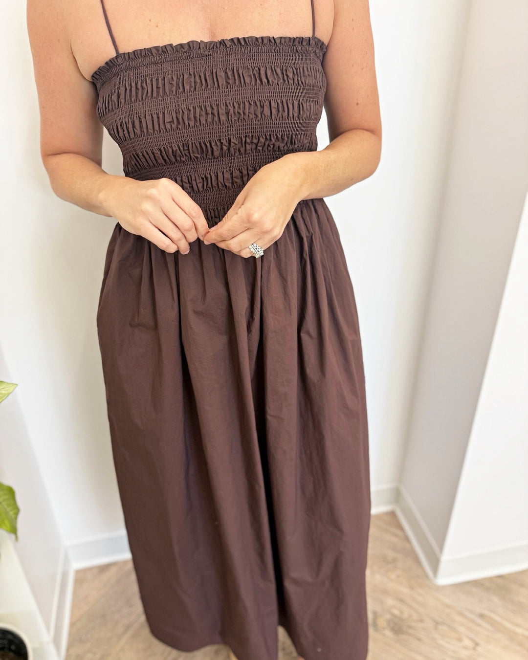 Z Supply Cornelia Poplin Maxi Dress