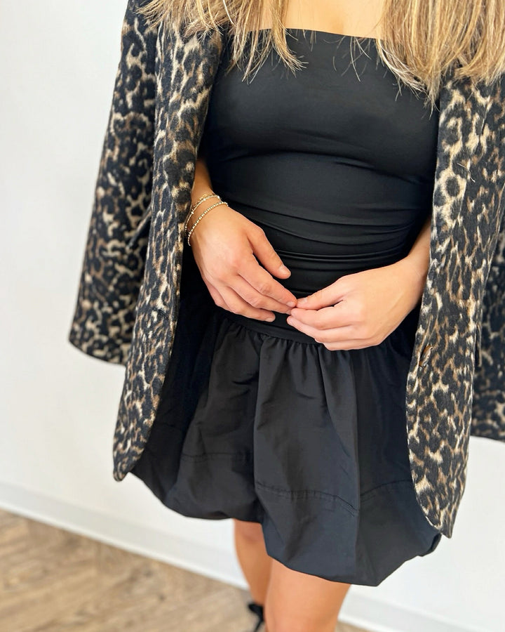 Tessie Strapless Mini Dress with Bubble Hem