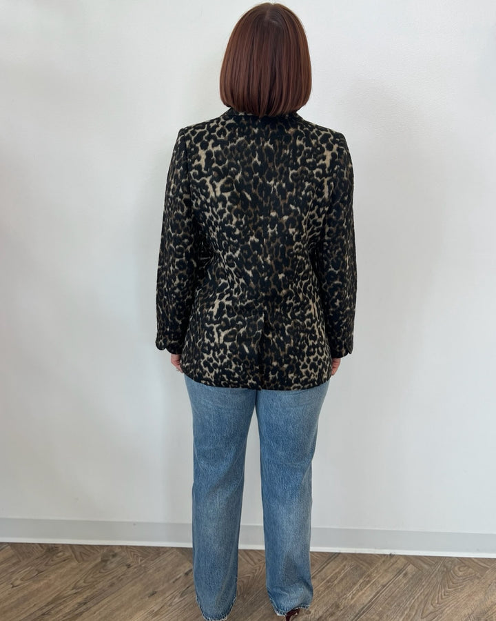 Turner Animal Print Blazer