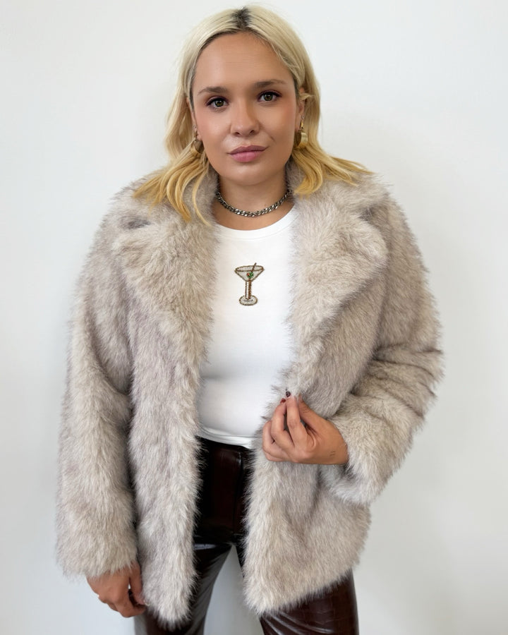 Yasmine Faux Fur Coat