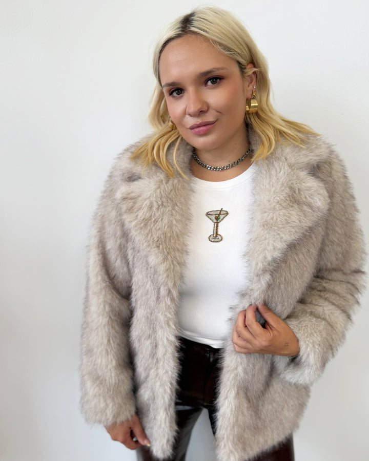 Yasmine Faux Fur Coat