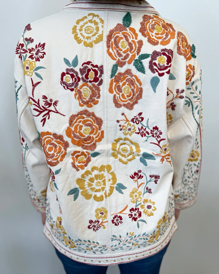 Edna Floral Printed Jacket