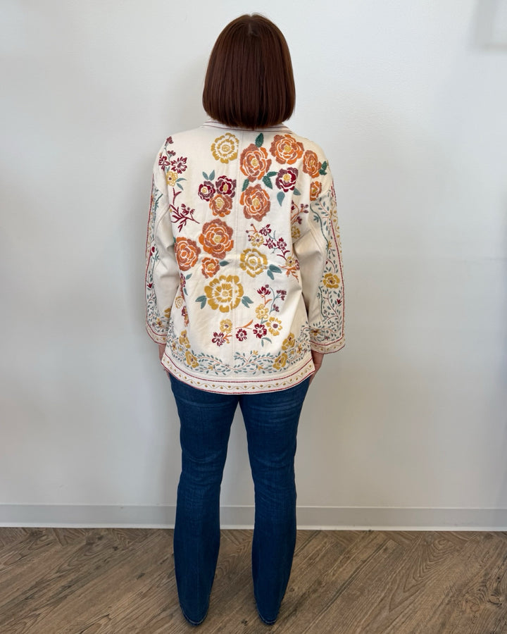 Edna Floral Printed Jacket