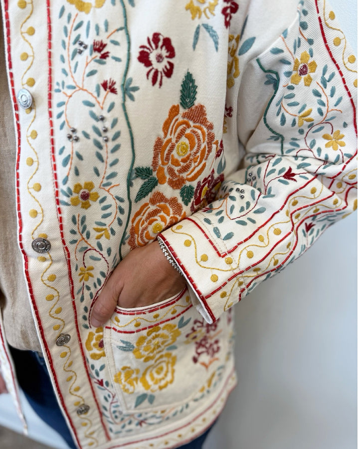 Edna Floral Printed Jacket