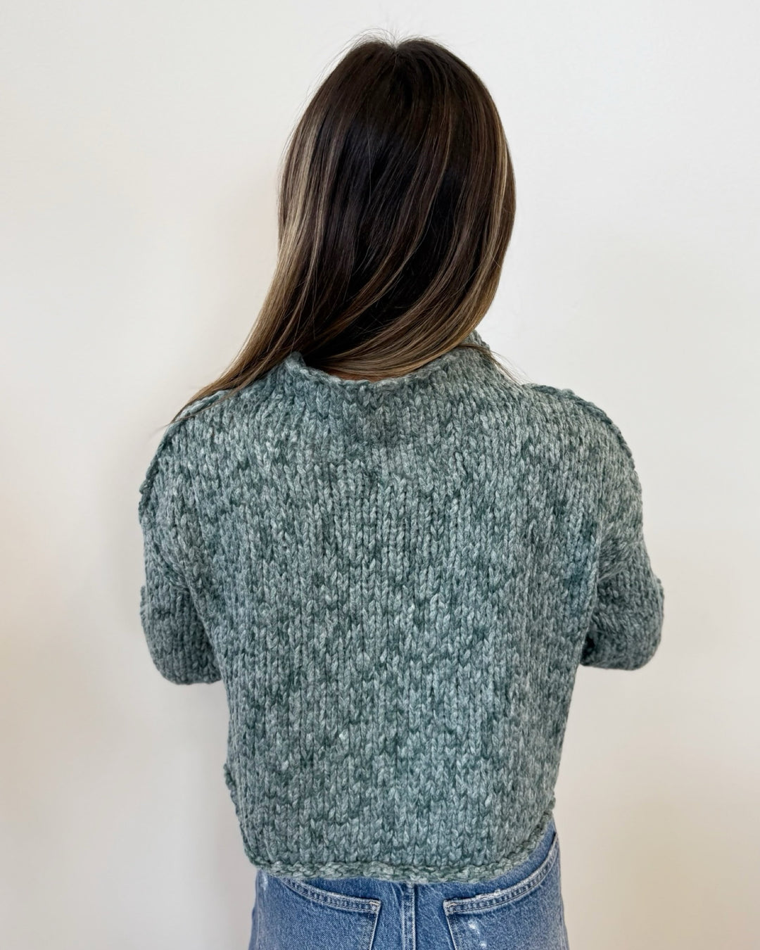 Lazarus Relaxed Mock Neck Sweater