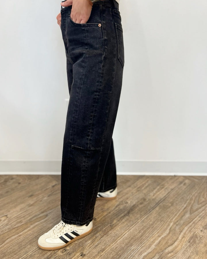 Jensen High Rise Barrel Jean