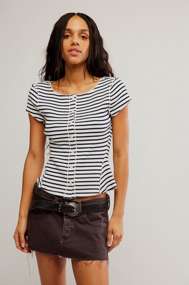 Free People Most Wanted Striped Cardi