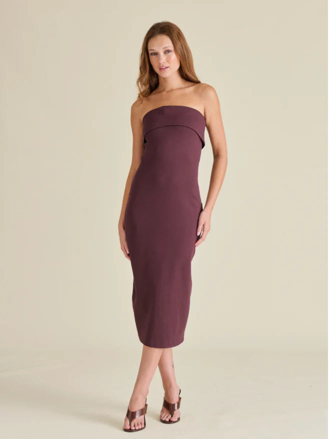 Steve Madden Roslynn Strapless Midi Dress
