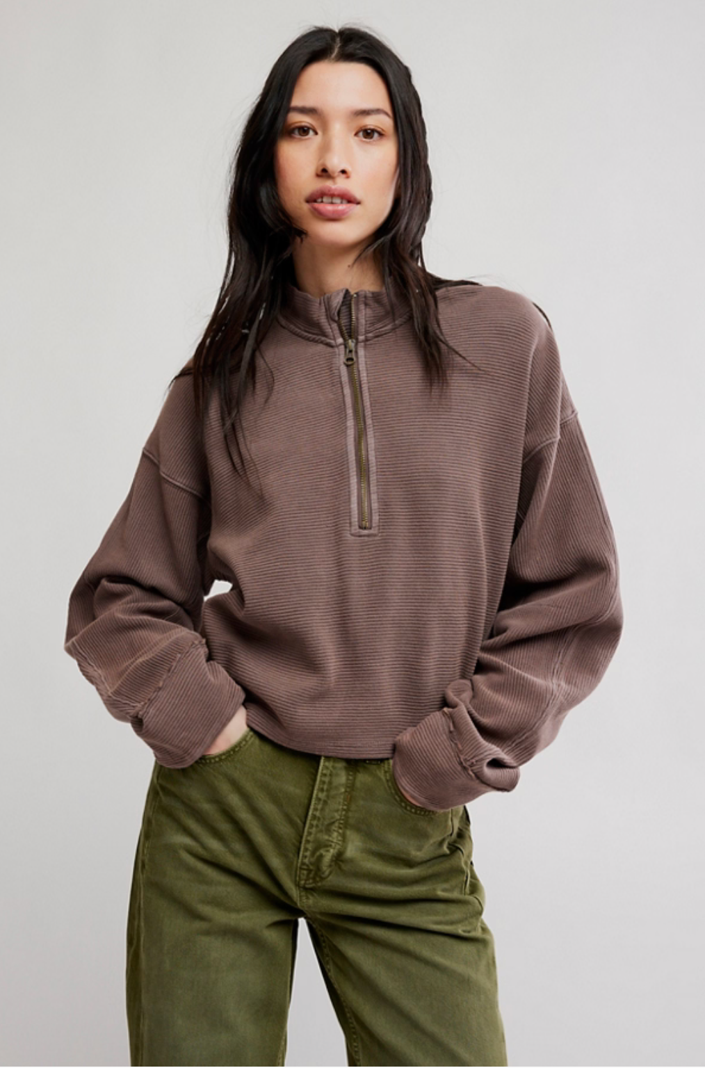 Free People Celeste Quarter Zip