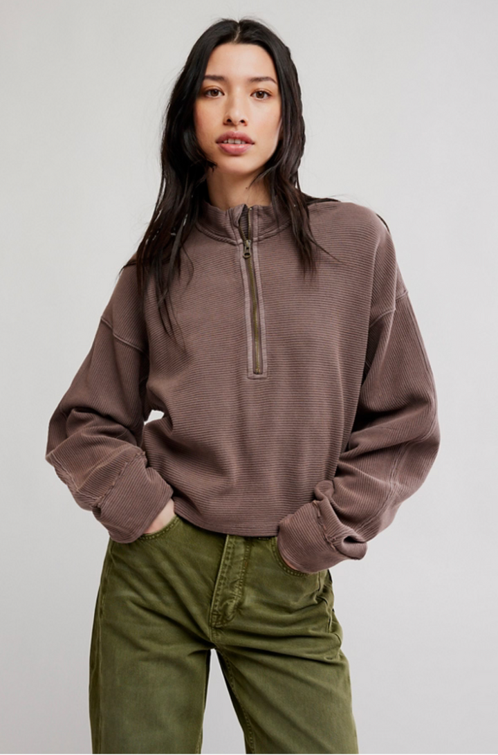 Free People Celeste Quarter Zip