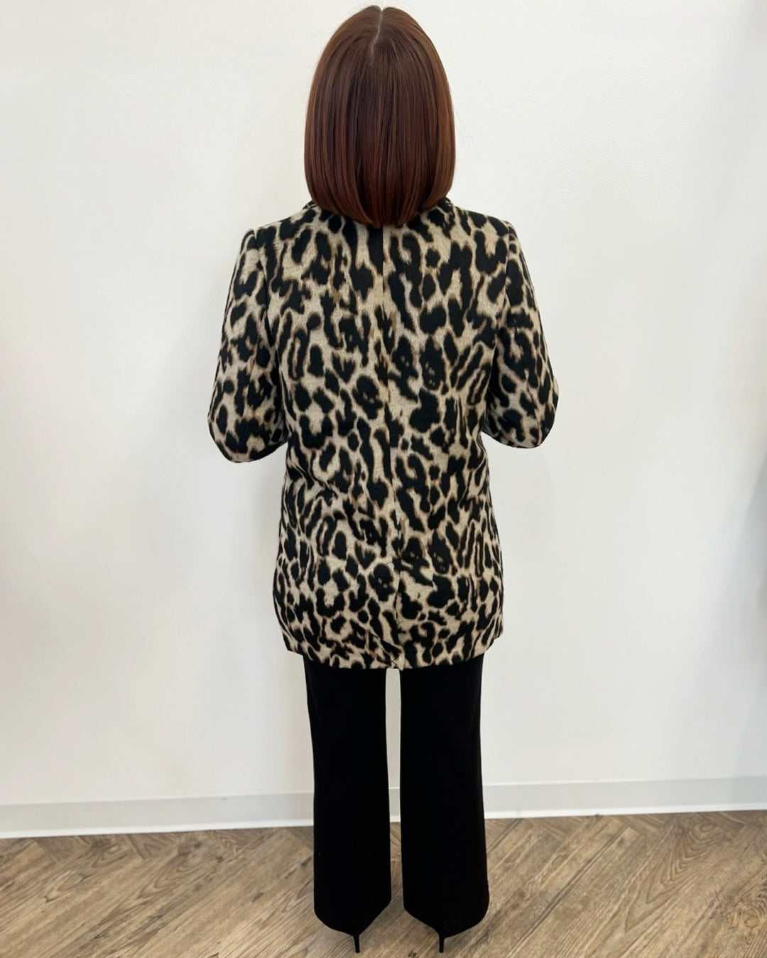 Addison Leopard Printed CoatJacket