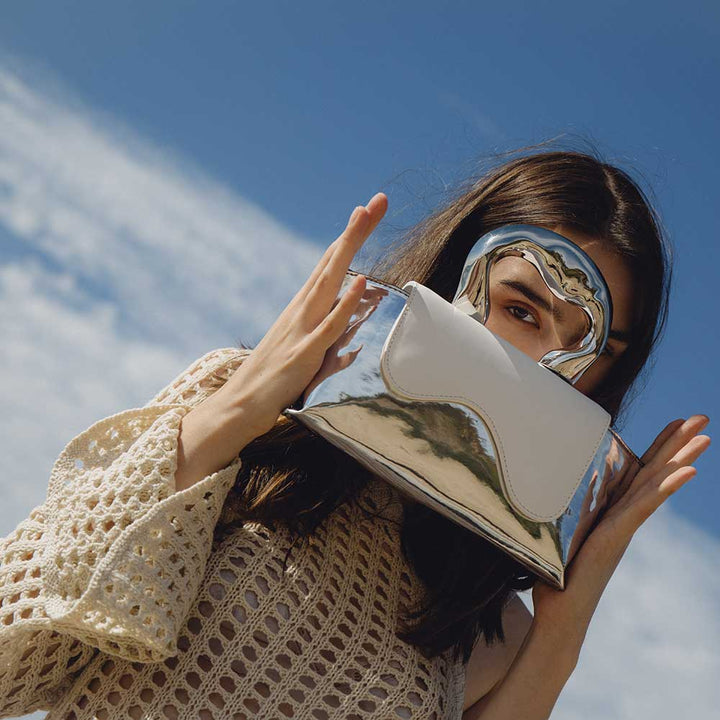 Akari Black Recycled Vegan Top Handle BagHand BagYN7725K